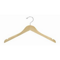 Petite Size Wooden Dress Hanger (Natural)